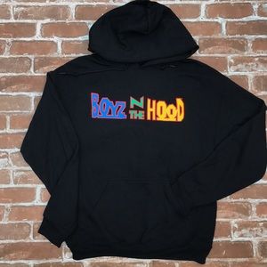 hood of a hoodie